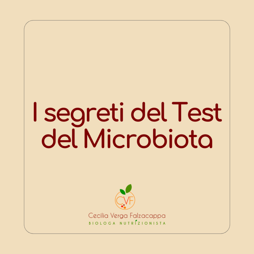 Il test del Microbiota. Facciamo chiarezza.